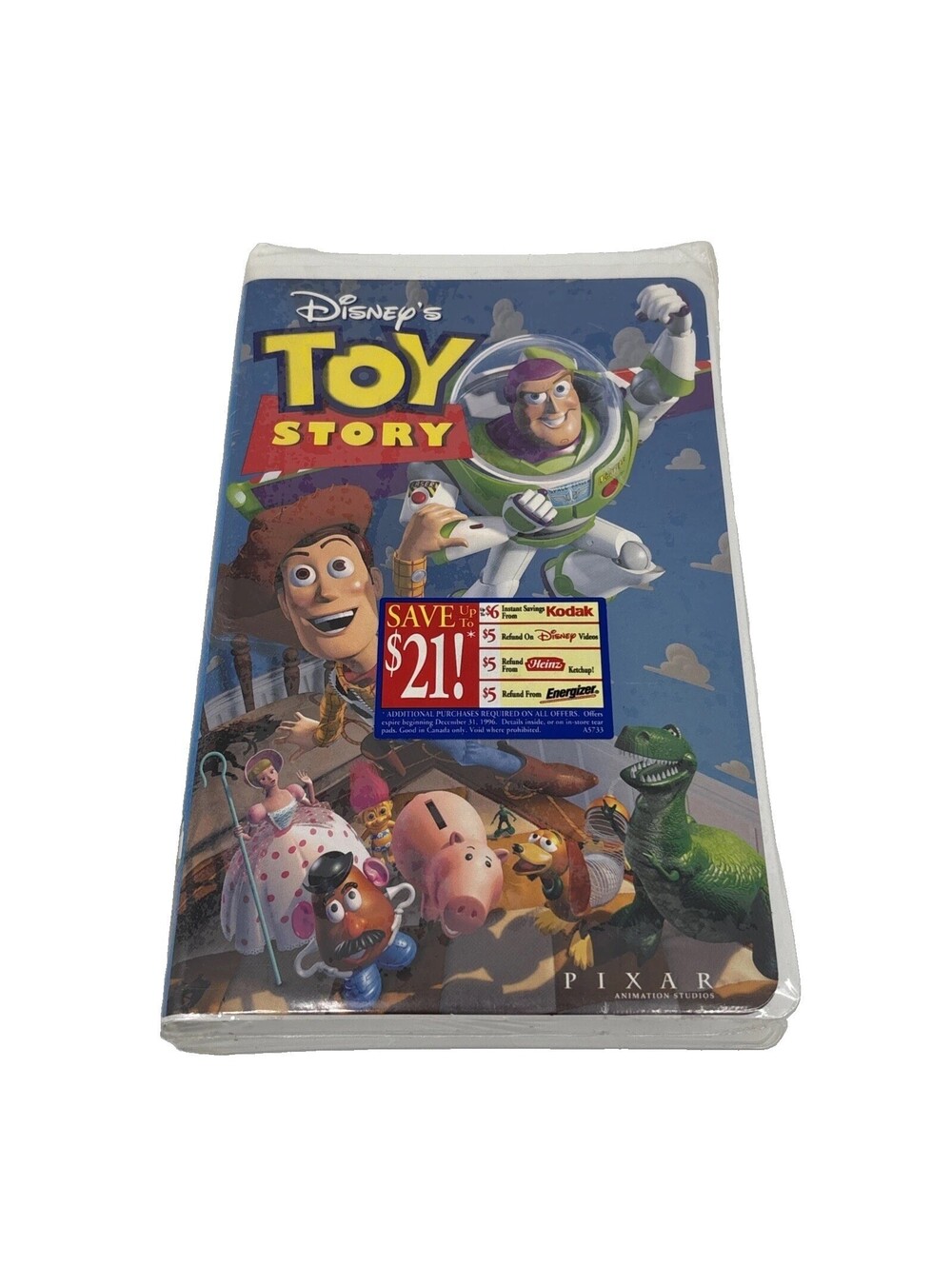 Toy Story VHS Walt Disney Pixar 1996 Brand New Factory Sealed #6703 READ